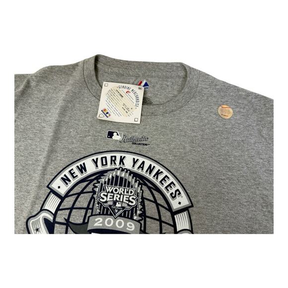 Yankees 2009 27 Times World Series Champions Adult Medium New W/ Hologram - Picture 11 of 12